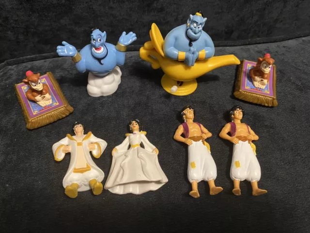 90's McDonald's Happy Meal Toys Lot Of Aladdin Disney