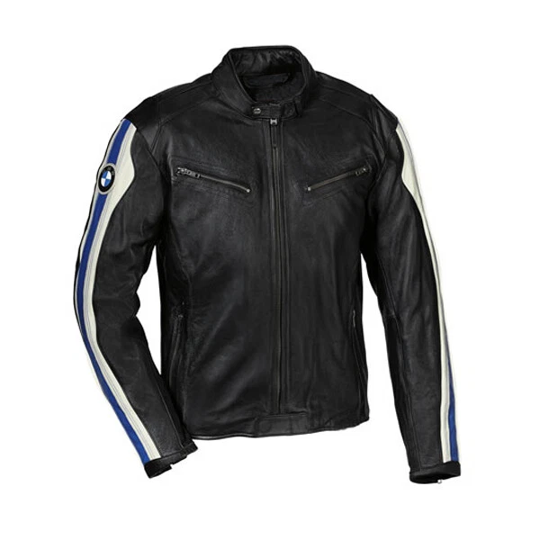 Uomini BMW Giacca in Pelle da Motociclista Motocicletta Giacche e Giubbotti CE