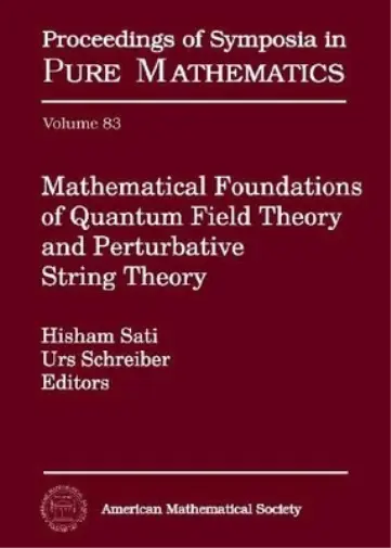 Hisham Sati Mathematical Foundations of Quantum Field Theory and Perturb (Relié)