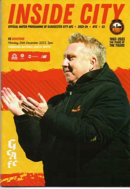 2023/24 - Gloucester City v Hereford Programme