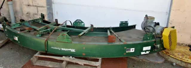2Hp Rapistan Systems Curve Belt Conveyor  10' Width 90°  230/460V