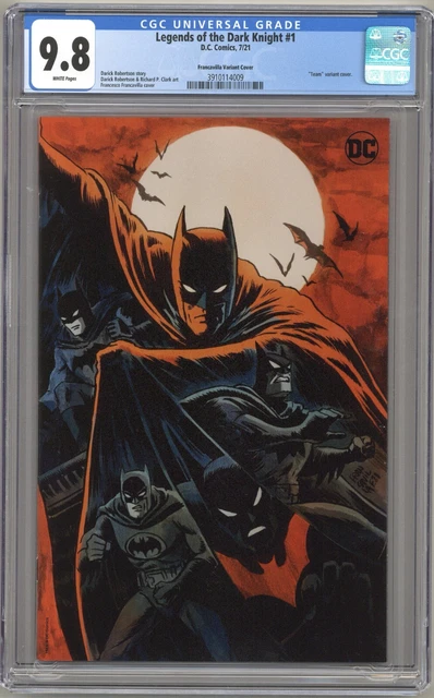 Legends of the Dark Knight #1 (2021) CGC 9.8 NM/M Francesco Francavilla Variant