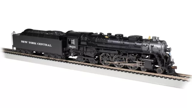 BACHMANN 53602 HO SCALE NYC 5423 4-6-4 Hudson Steam Locomotive w DCC & Sound