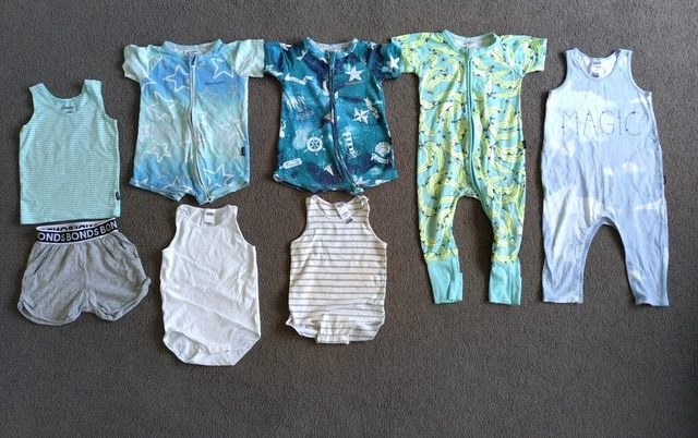 Bonds Boys Size 1 Bundle - Summer (8 Pieces)