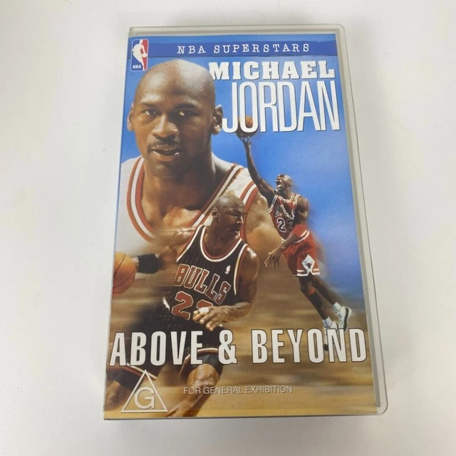 MICHAEL JORDAN ABOVE & Beyond NBA Basketball Superstars (VHS Video Tape