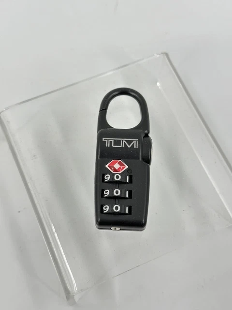 Tumi TSA Combination Lock – Black And White Letters (K)