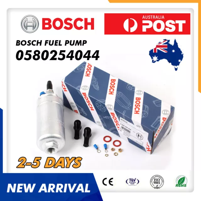 Genuine Bosch 044 300LPH Racing External Inline Fuel Pump E85 Safe 0580254044