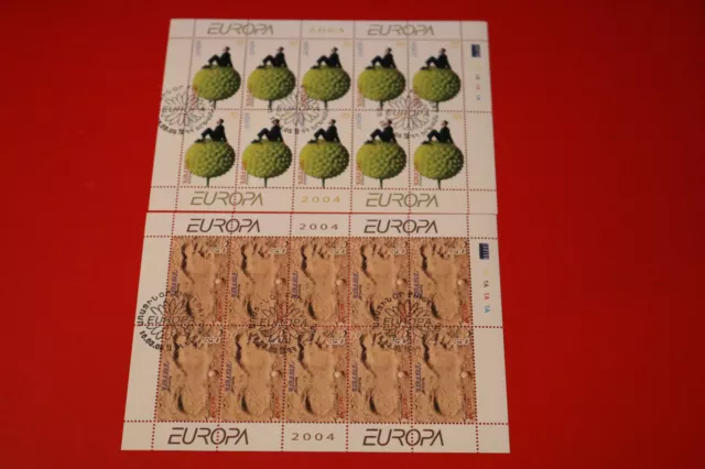 EUROPA CEPT - Armenien 2004 MiNr. 510-511 Kleinbogen KLB gestempelt