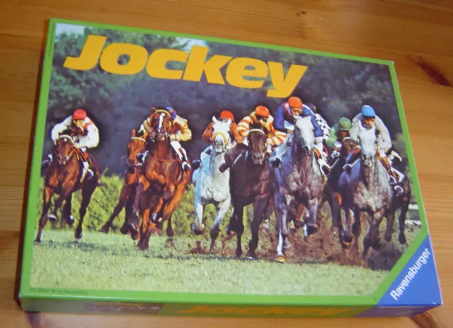 Ravensburger JOCKEY ©1977 Vintage Brettspiel Wettlaufspiel Pferderennen Topzust.