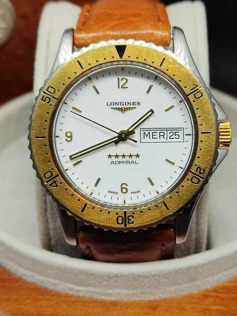 Longines admiral hotsell acciaio valore