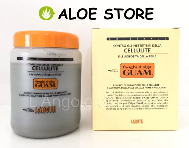 FANGHI D'ALGA GUAM 1kg CLASSICO a caldo - contro gli inestetismi della cellulite