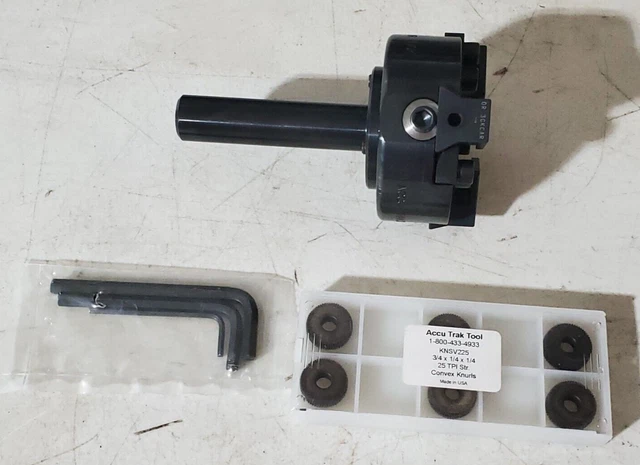 Accu Track #OR 3DGK12 3-Die, End Knurl Holder