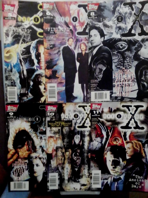 Topps Comics The X-files #5,6,8,9,10,11 1995