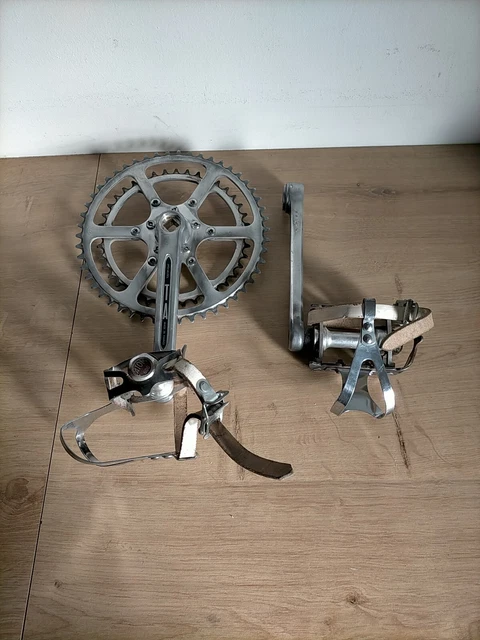 Pédalier Stronglight 99 52/42/36 France 14x1.25 1970s vélo
