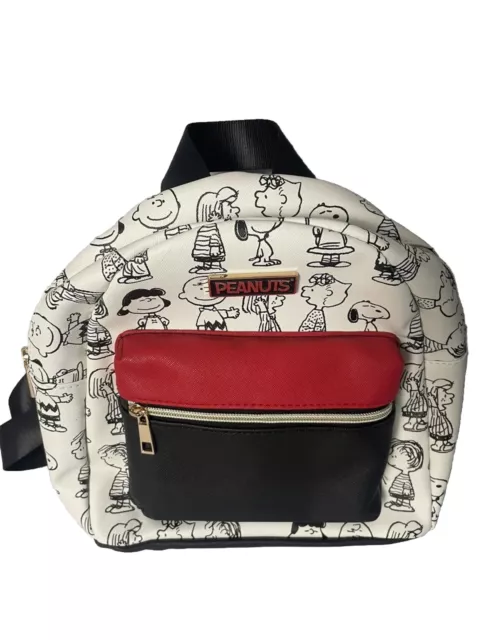 PEANUTS CHARACTERS MINI Backpack - Charlie Brown Snoopy Linus Lucy ...