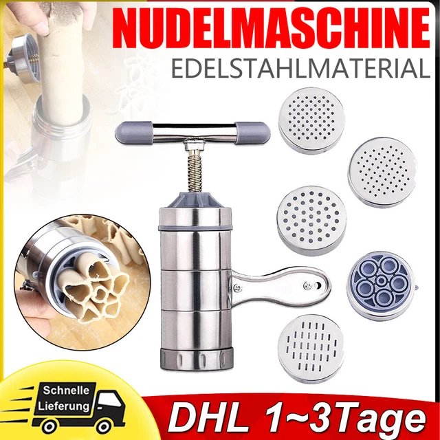 Manuell Edelstahl Nudelmaschine Lasagne Spaghetti Pastamaker Küche Pastamaschine