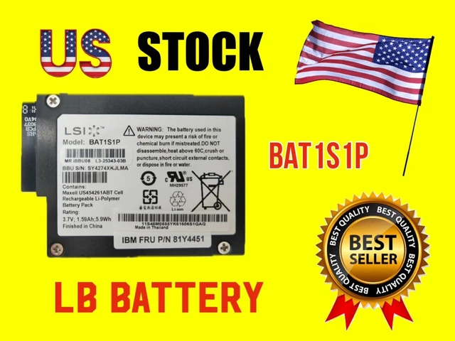 LSI S BBU09 BAT1S1P-A + Câble LSI00279 Pour 9265 9266 9270 9271 9285