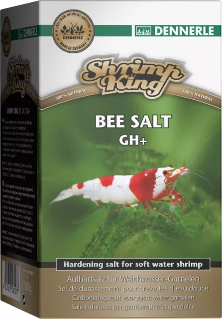 DENNERLE Bee Salt GH+ Sali per Acqua Acquario Dolce Gamberetti Osmosi Caridina