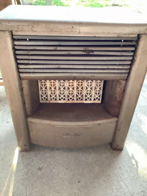 Vintage Dearborn Room  space Heater 39,950  BTU Natural Gas with grates 3