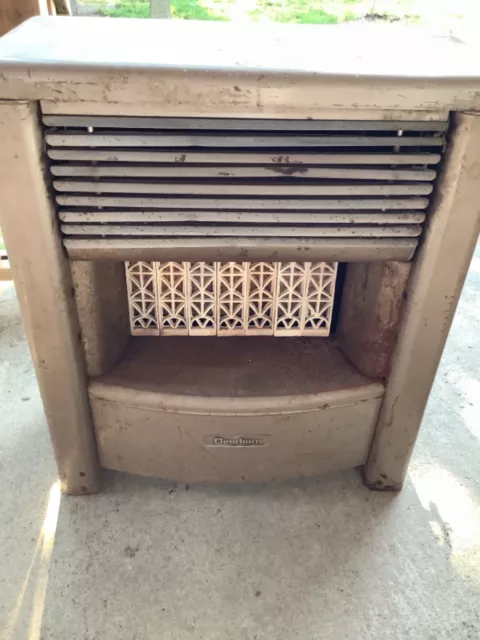 Vintage Dearborn Room space Heater 39,950 BTU Natural Gas with grates 3 Vintage Dearborn Room space Heater 39,950 BTU Natural Gas with grates 3