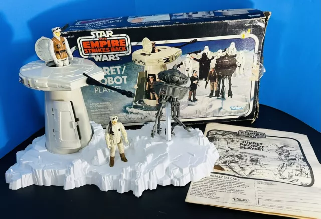 Star Wars Vintage Turret Probot HOTH  Playset 1980 W/ BOX Kenner Collection!!!!
