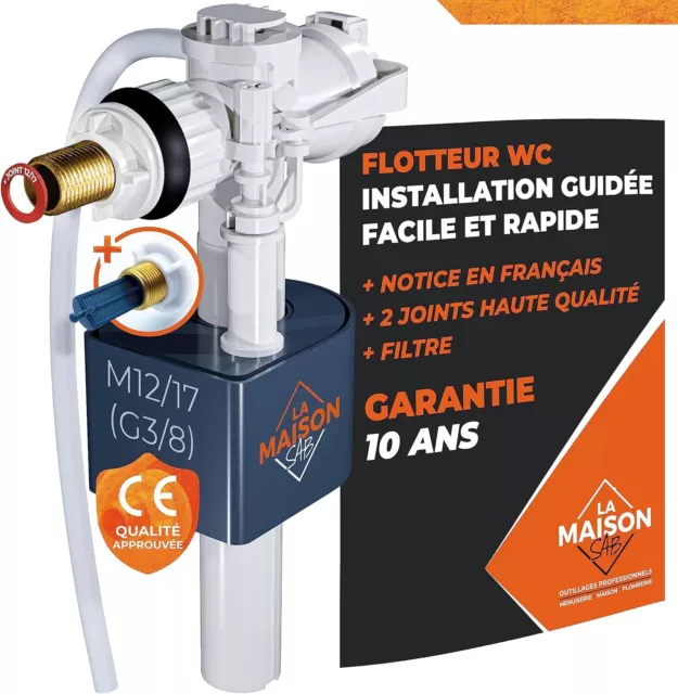 Flotteur WC Durable avec Installation Facile,Optimisez Votre Chasse d'Eau