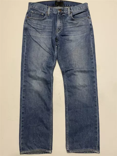 J Brand 34 x 30 Kane Straight USA MADE Dark Wash Denim Jeans