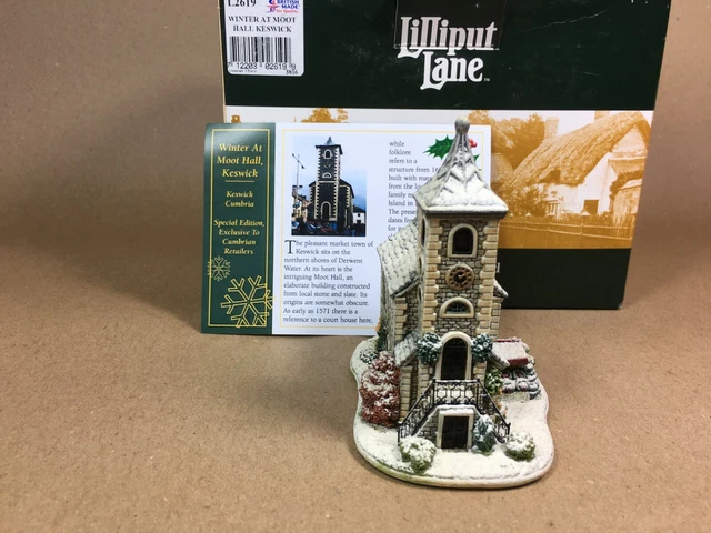 リリパットレーン　Winter At  Mot Hall, keswick LILLIPUT LANE - Winter At Moot Hall Keswick L2619 Cumbrian