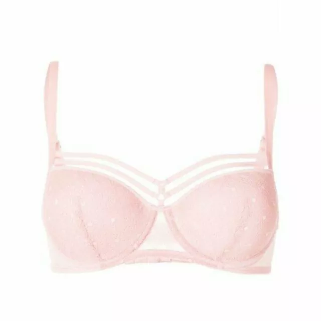 Soutien-gorge 95C (80C eu) balconnet Marlies Dekkers Séduction Rose Clair 3