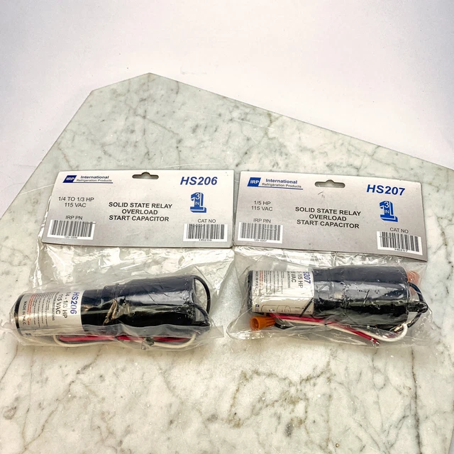 2REFRIGERATION COMPRESSOR 3 in 1 RelayOverloadCapacitors for Dixie