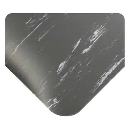 WEARWELL 419.78X2X4AMCH UltraSoft Tile Top Mat, Charcoal, 2 ft. W x 4 ft. L,