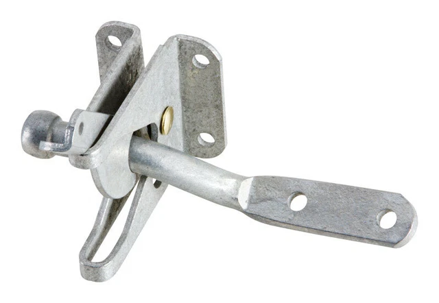 National Hardware N262-121 Galvanized Automatic Gate Latch with Mounting Screws