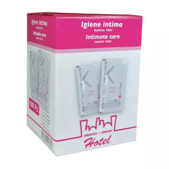 Igiene Intima Karisma Box Da 100 Bustine Da 10 Ml Linea Cortesia Monouso Hotel