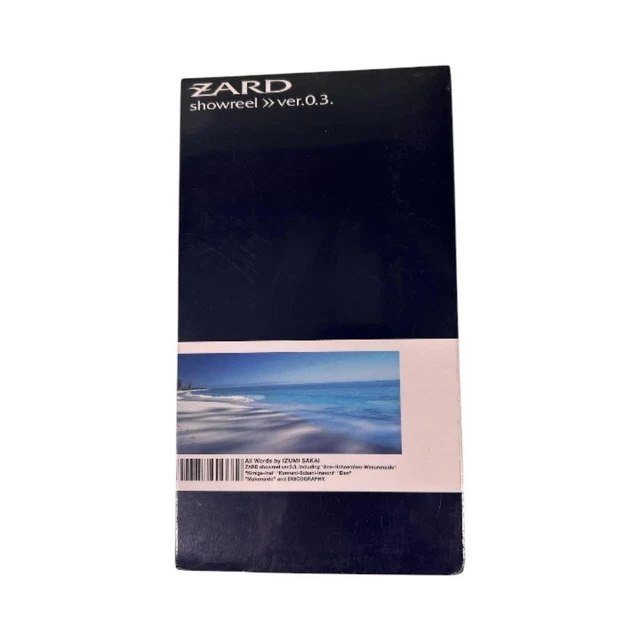 ZARD SHOWREEL VER 0.3 VHS Music Tape Collectible Used Video EUR 74