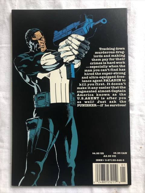 Punisher: No Escape Vol #1 Trade Paperback TPB (Marvel Comics, 1990) 2