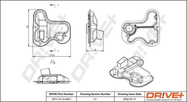 DR!VE+ ÖLFILTER AUTOMATIKGETRIEBE passend für MAZDA 2 3 5 6 DEMIO |