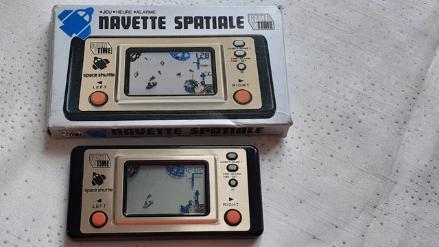 Vintage Game & Time Space Shuttle Jeu Electronique Navette Spatiale avec boite .