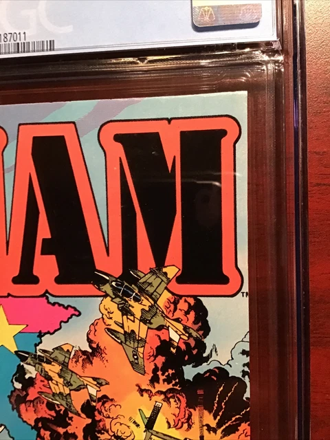 THE 'NAM #1 CGC 9.4 White Pages 1986 Marvel Michael Golden - Vietnam War 3