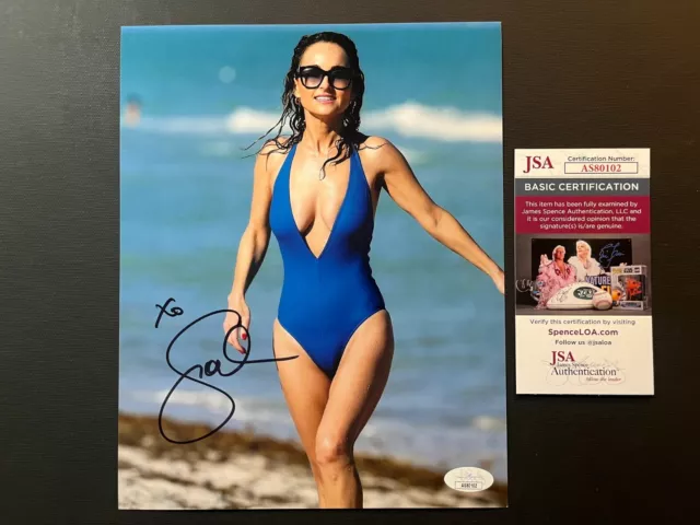 Giada De Laurentiis Sexy! autographed signed Food Network 8x10 photo JSA Spence