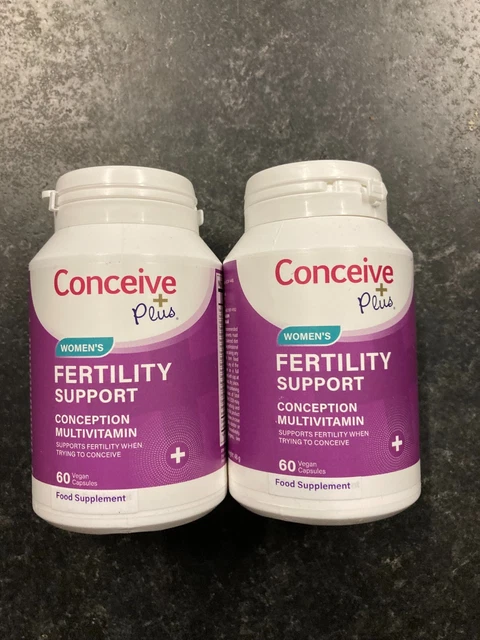 CONCEIVE PLUS WOMEN Fertility Support Supplement 2 x 60 Capsules Long