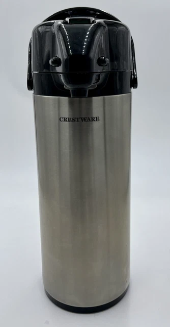 CRESTWARE APL30S Leaver Airpot,SS Lined,3.0 Liter
