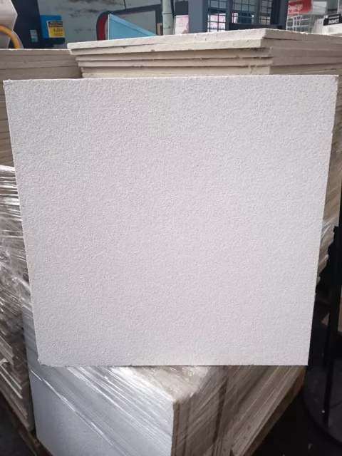 Used White Ceiling Tiles 595x595mm - Packs of 20+ Great Condition.