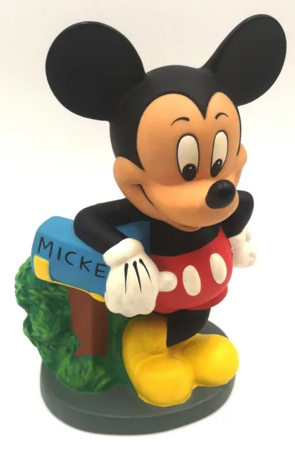 Mickey Mouse Micky Maus Spardose Briefkasten Alte Figur Disneyland Paris 22cm