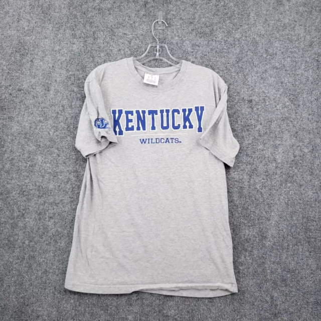 Kentucky Wildcats T-Shirt Mens M Medium Gray Champion Short Sleeves College Tee