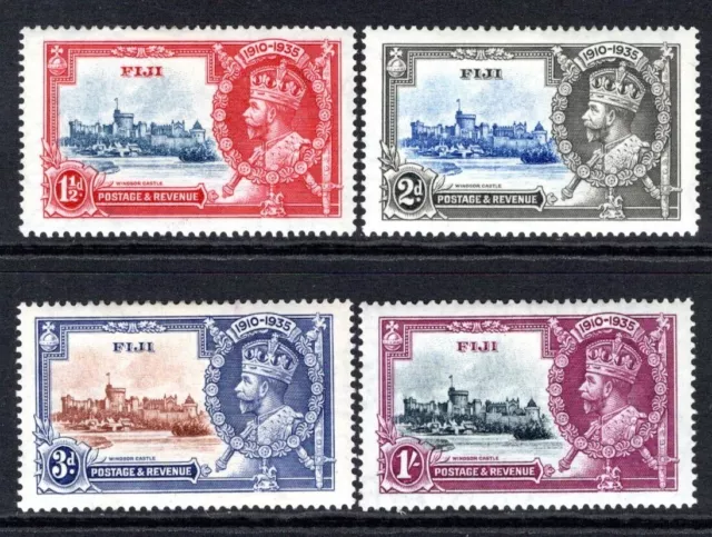 Fiji KGV 1935 Silver Jubilee Set SG242-245 M/Mint