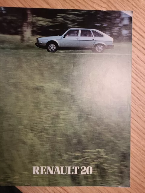 Depliant RENAULT 20 TL-GTL  GTS Automatico  brochure italiano 1978 32 pag