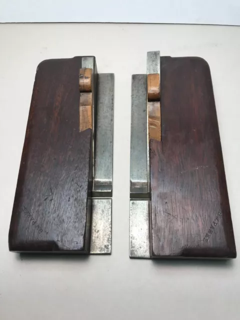 Matched Pair Of Side Rabbet Planes