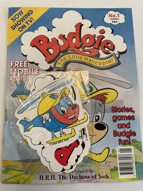 BUDGIE THE LITTLE Helicopter 1 1994 Rare First Issue Comic With Free budgie-the-little-helicopter-1-1994-rare-first-issue-comic-with-free