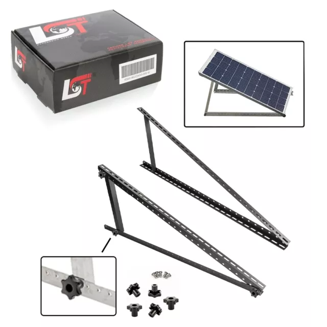 Panel Solar Módulo Solar Soporte 720mm Fotovoltaica Aufständerung Negro 2,5mm