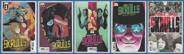 MEET THE SKRULLS #1 2 3 4 5 COMPLETE SET (1st PRINT) Warners Marvel 2019 NM- NM